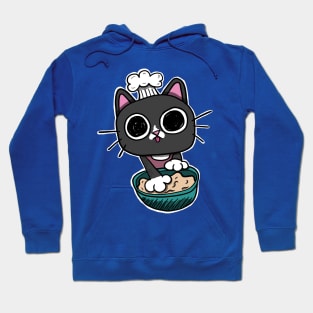 Kitty making Biscuits Hoodie